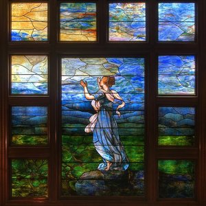 Yaddo stained glass window